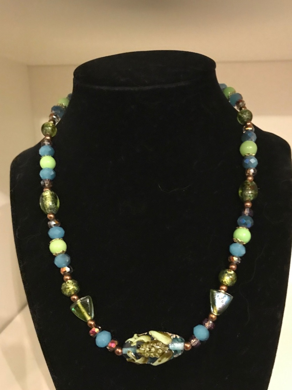 The Green Frog: Artisan necklace